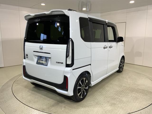 Ｎ－ＢＯＸカスタム コーディネートスタイル　オートクルーズ　フルセグ対応　Ｗ電動ドア　シートヒータ　ＬＥＤ　ＥＳＣ　リアカメラ　ＥＴＣ　整備記録簿　ＤＶＤ　アイドリングストップ　エアコン　ドラレコ　サイドエアバック（7枚目）