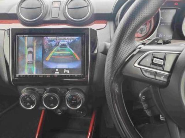 スイフトスポーツ ベースグレード　専用エアロパーツ　ＬＥＤヘッドライト　キーフリー＆プッシュスタータ　シートヒーター　オートエアコン　スズキセーフティサポート　８インチナビフルセグＴＶ　全方位モニターカメラパッケージ　ＥＴＣ（11枚目）