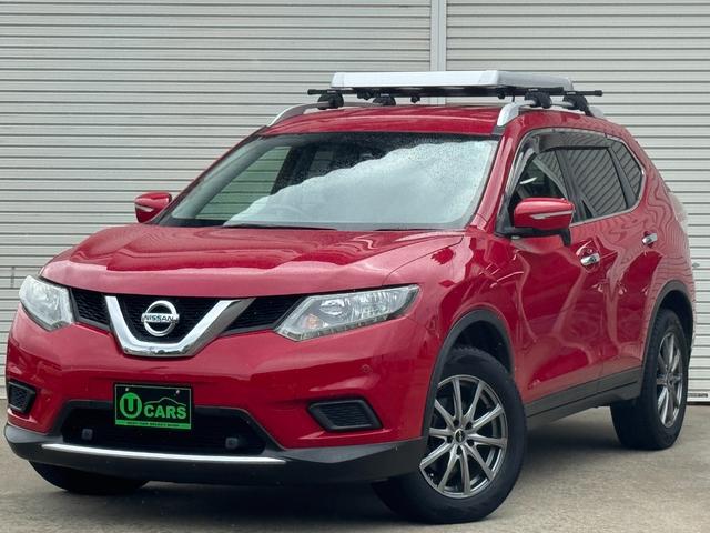 エクストレイル 20X エマージェンシーブレーキパッケージ 4WD リアモニター フルセグ バックカメラ シートヒーター エアコン送風付きカップホルダー HDDナビ Bluetooth ETC ルーフレール アイドリングストップ レベライザー デュアルエアコン(3枚目)