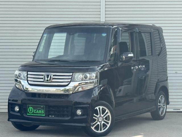 N-BOXカスタム G SSパッケージ Bluetooth バックカメラ ETC HID   スマートキー スペアキー 運転席・助手席シートヒーター 両側オートスライドドア ワンセグ ナビ(2枚目)