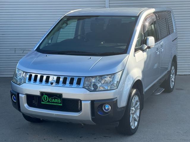 デリカＤ：５ エクシードＩＩ　関東仕入　４ＷＤ左側オートスライド　ＥＴＣ（ビルトイン）　クルコン　フルセグ　ＨＤＤナビ　ラリアートサスペンションキット（スポーツサスペンション）　スマートキー　バックカメラ　　サイド・フロントカメラ（7枚目）