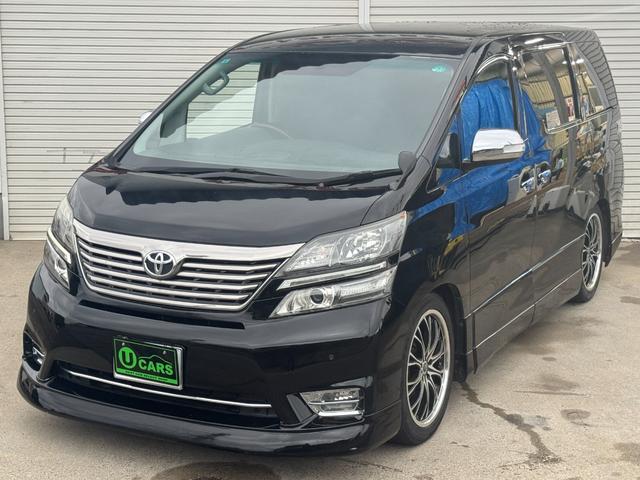 ヴェルファイア 2.4Z フリップダウンモニター フルセグ バランスシャフト交換 19インチアルミ ETC HDDナビ バックモニター(7枚目)