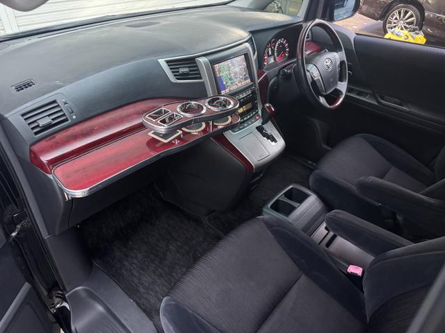 ヴェルファイア 2.4Z フリップダウンモニター フルセグ バランスシャフト交換 19インチアルミ ETC HDDナビ バックモニター(23枚目)