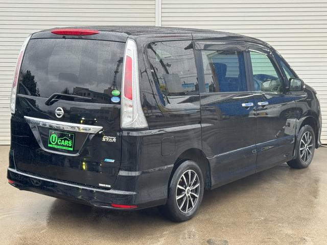 セレナ ハイウェイスター　Ｖセレクション　４ＷＤ　クルーズコントロール　社外ナビ　フルセグＴＶ　プッシュスタート　純正エンジンスターター　両側パワースライドドア　ＥＴＣ　Ｂｌｕｅｔｏｏｔｈ（10枚目）