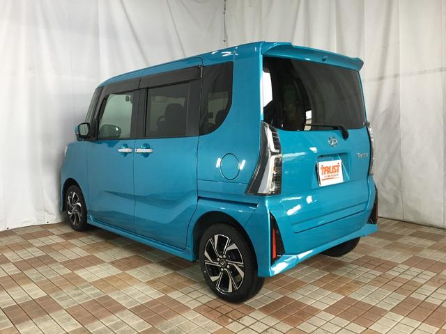 タント カスタムX スマートアシスト 両側パワースライドドア LEDヘッドライト LEDフォグランプ スマートキー2個 ハーフレザーシート 前席シートヒーター 電動パーキング オートブレーキホールド 後席サンシェード(6枚目)