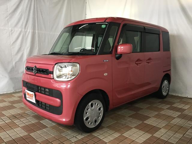 スペーシア ハイブリッドＧ　レーダーブレーキ　レーンアシスト　コーナーセンサー　バックカメラ　純正ナビ　フルセグ　ＤＶＤ再生　ＢＴオーディオ　ＵＳＢケーブル　ビルトインＥＴＣ　スマートキー２個　プッシュスタート　エコアイドル（3枚目）