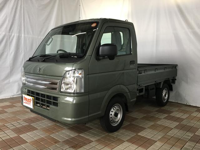 キャリイトラック KCエアコン・パワステ農繁仕様 届出済未使用車 4WD AMFMラジオ レーダーブレーキサポート レーンアシスト コーナーセンサー キーレス スペアキー パワーウインドウ エコアイドル(3枚目)