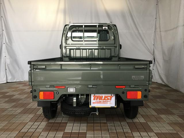 キャリイトラック KCエアコン・パワステ農繁仕様 届出済未使用車 4WD AMFMラジオ レーダーブレーキサポート レーンアシスト コーナーセンサー キーレス スペアキー パワーウインドウ エコアイドル(5枚目)