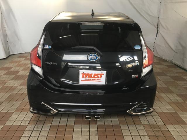 アクア G G’s 純正ナビ フルセグ HDMI バックカメラ ビルトインETC LEDヘッドライト フロントフォグ オートライト ハーフレザーシート シートヒーター スマートキー2個 純正アルミホイール クルコン(6枚目)