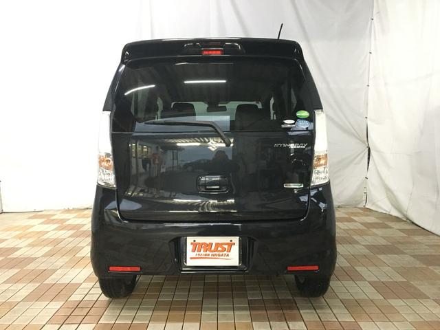 ワゴンRスティングレー X レーダーブレーキ HIDヘッド フォグ オートライト ワンセグ DVD再生 USBケーブル 社外ナビ スマートキー プッシュスタート 電格ミラー ベンチシート アームレスト シートリフター(6枚目)