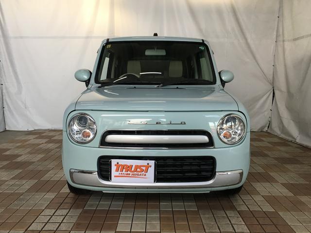 アルトラパンショコラ Ｇ　バックカメラ　純正ナビ　ワンセグ　ＢＴオーディオ　ＡＵＸ端子　ＳＤ再生　スマートキー　プッシュスタート　ＨＩＤヘッドライト　オートライト　レザーシート　エコアイドル　シートリフター　タイミングチェーン（3枚目）