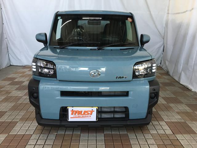 タフト Ｘ　届出済未使用車　アップグレードパック　スマートアシスト　ガラスルーフ　ＬＥＤヘッドライト　リバース連動リヤワイパー　スマートキー２個　プッシュスタート　シートリフター　電動パーキング（2枚目）