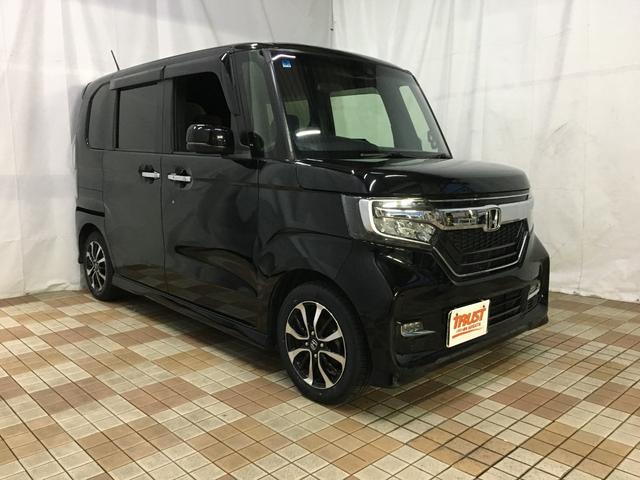 N-BOXカスタム G・Lホンダセンシング 新品夏タイヤ シーケンシャルウインカー バックカメラ フルセグ BTオーディオ DVD再生 社外ナビ シートヒーター LEDヘッド LEDフォグ パワースライドドア レーダークルーズ ビルトインETC(2枚目)