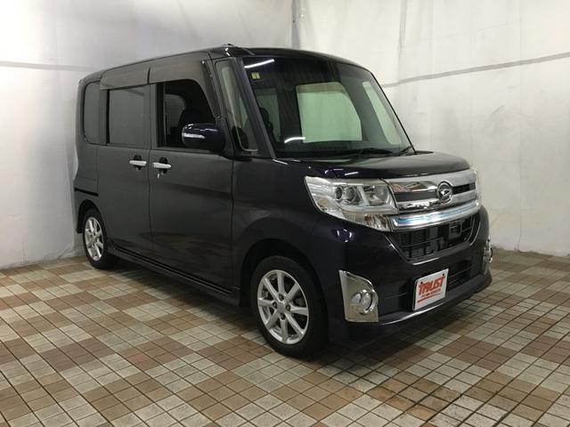 タント カスタムＸ　トップエディションＳＡ　純正ナビ　フルセグ　ＤＶＤ再生　ＢＴオーディオ　バックカメラ　ステアリングスイッチ　ＥＴＣ　左パワースライドドア　ＬＥＤヘッドライト　フォグランプ　オートライト　サンシェード　純正１４インチアルミ（2枚目）