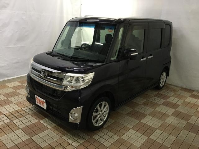 タント カスタムＸ　トップエディションＳＡ　純正ナビ　フルセグ　ＤＶＤ再生　ＢＴオーディオ　バックカメラ　ステアリングスイッチ　ＥＴＣ　左パワースライドドア　ＬＥＤヘッドライト　フォグランプ　オートライト　サンシェード　純正１４インチアルミ（4枚目）