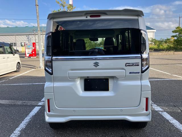 スペーシアカスタム ハイブリッドＸＳ　４ＷＤ　試乗車ＵＰ　全方位モニター付メモリーナビ　フルセグＴＶ　スズキセーフティーサポート　アダプティブクルーズコントロール　両側パワスラ　ＬＥＤライト　フォグ　シートヒーター　リヤシートオットマン（11枚目）