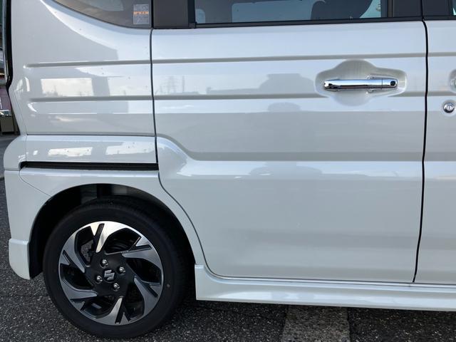 スペーシアカスタム ハイブリッドＸＳ　４ＷＤ　試乗車ＵＰ　全方位モニター付メモリーナビ　フルセグＴＶ　スズキセーフティーサポート　アダプティブクルーズコントロール　両側パワスラ　ＬＥＤライト　フォグ　シートヒーター　リヤシートオットマン（38枚目）