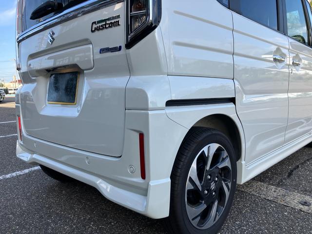 スペーシアカスタム ハイブリッドＸＳ　４ＷＤ　試乗車ＵＰ　全方位モニター付メモリーナビ　フルセグＴＶ　スズキセーフティーサポート　アダプティブクルーズコントロール　両側パワスラ　ＬＥＤライト　フォグ　シートヒーター　リヤシートオットマン（39枚目）