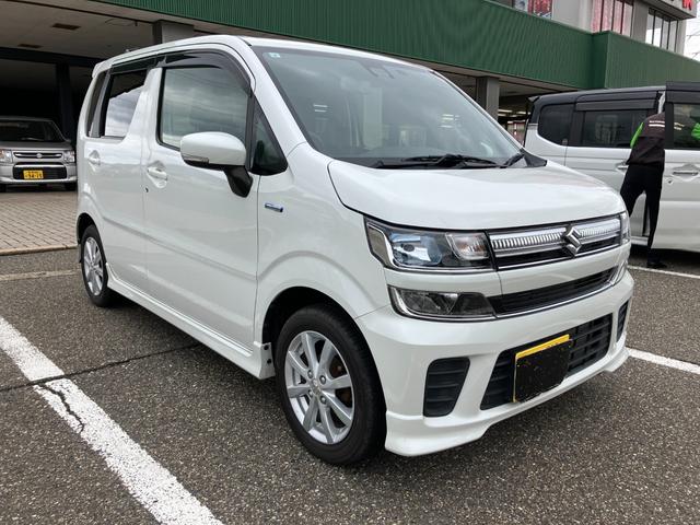 ワゴンＲ ハイブリッドＦＺ　スズキセーフティーサポート　プッシュスタート　スマートキー　ＬＥＤヘッドライト　オートライト　オートハイビーム　社外ＣＤ　アイドリングストップ　純正アルミホイール　シートヒーター（13枚目）