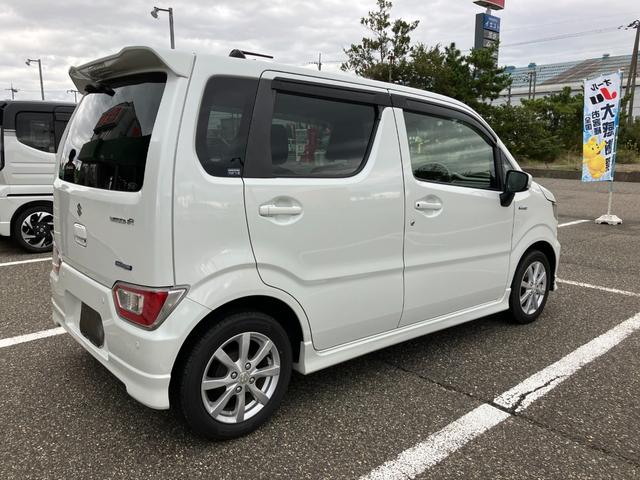 ワゴンＲ ハイブリッドＦＺ　スズキセーフティーサポート　プッシュスタート　スマートキー　ＬＥＤヘッドライト　オートライト　オートハイビーム　社外ＣＤ　アイドリングストップ　純正アルミホイール　シートヒーター（15枚目）