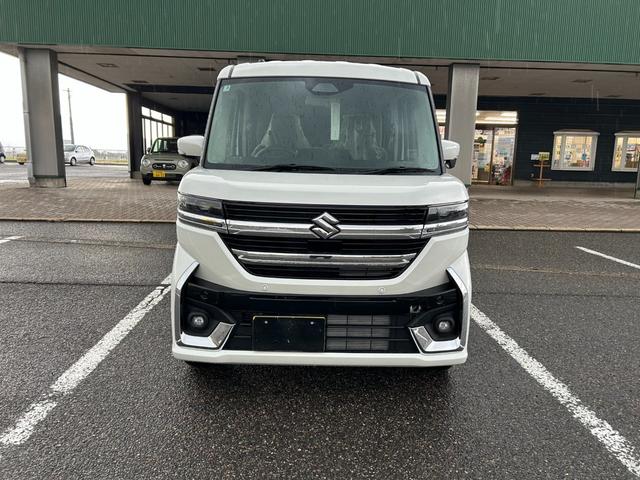 スペーシアカスタム ハイブリッドＧＳ　４ＷＤ　届出済未使用車　スズキセーフティーサポート　アダプティブクルーズコントロール　左側パワースライドドア　ＬＥＤライト　フォグランプ　オートハイビーム　プッシュスタート　シートヒーター（7枚目）