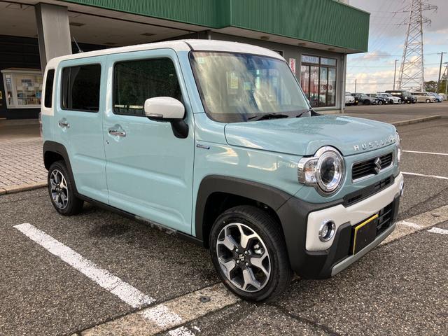 ハスラー ハイブリッドX 4WD 届出済未使用車 スズキセーフティーサポート アダプティブクルーズコントロール LEDヘッドライト フォグランプ オートハイビーム プッシュスタート シートヒーター 純正アルミ 2トーンルーフ(7枚目)