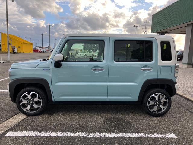 ハスラー ハイブリッドX 4WD 届出済未使用車 スズキセーフティーサポート アダプティブクルーズコントロール LEDヘッドライト フォグランプ オートハイビーム プッシュスタート シートヒーター 純正アルミ 2トーンルーフ(12枚目)