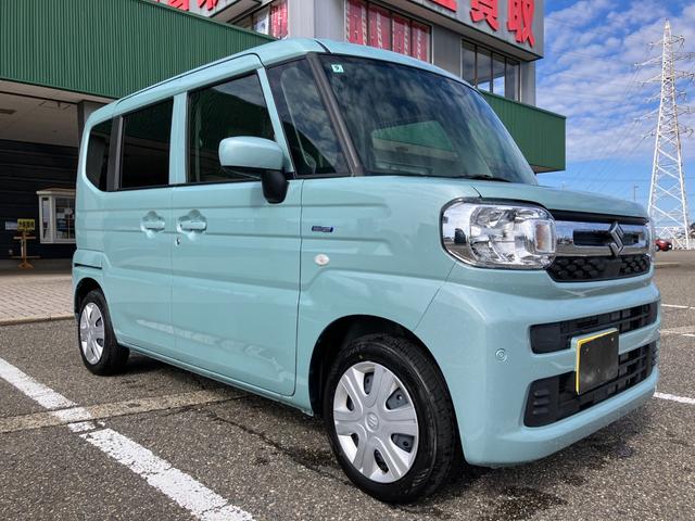 スペーシア ハイブリッドG 試乗車UP スズキセーフティーサポート 両側スライドドア LEDヘッドライト オートライト オートハイビーム プッシュスタート スマートキー アイドリングストップ(14枚目)