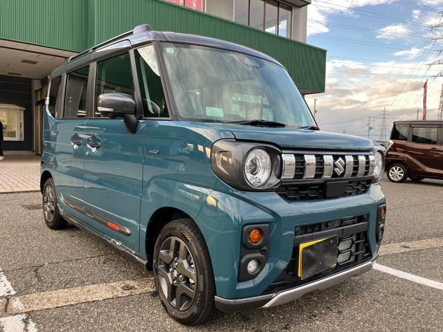 スペーシアギア ハイブリッドXZ 4WD 届出済未使用車 全方位モニター付メモリーナビ フルセグTV ブルートゥース スズキセーフティーサポート アダプティブクルーズコントロール 両側パワースライドドア LEDライト オットマン(34枚目)