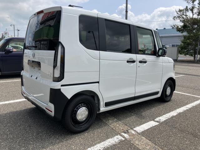 Ｎ－ＢＯＸジョイ ベースグレード　届出済未使用車　専用チェックシート　両側電動スライドドア　前後障害物ソナー　踏み間違い防止　衝突軽減ブレーキ　レーンキープアシスト　追従クルーズコントロール　電動パーキング　オートブレーキホールド　前席シートヒーター（6枚目）