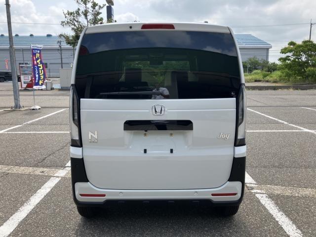 Ｎ－ＢＯＸジョイ ベースグレード　届出済未使用車　専用チェックシート　両側電動スライドドア　前後障害物ソナー　踏み間違い防止　衝突軽減ブレーキ　レーンキープアシスト　追従クルーズコントロール　電動パーキング　オートブレーキホールド　前席シートヒーター（7枚目）