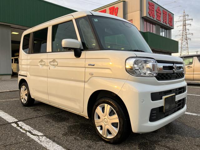 スペーシア ハイブリッドＸ　４ＷＤ　試乗車ＵＰ　９インチ全方位モニター付メモリーナビ　フルセグＴＶ　ブルートゥース　両側パワースライドドア　ＬＥＤヘッドライト　オートハイビーム　両席シートヒーター　リヤシートオットマン（14枚目）