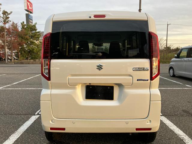 スペーシア ハイブリッドＸ　４ＷＤ　試乗車ＵＰ　９インチ全方位モニター付メモリーナビ　フルセグＴＶ　ブルートゥース　両側パワースライドドア　ＬＥＤヘッドライト　オートハイビーム　両席シートヒーター　リヤシートオットマン（17枚目）