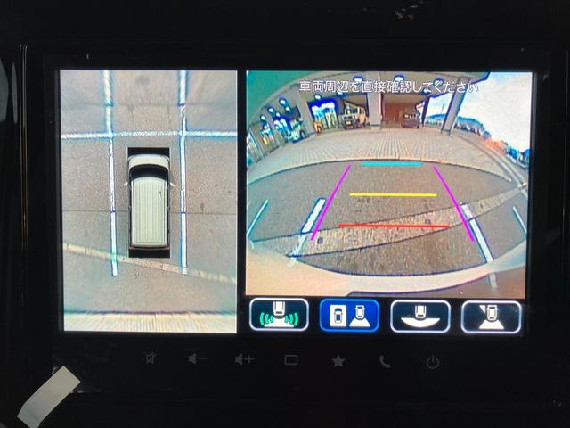 スペーシア ハイブリッドＸ　４ＷＤ　試乗車ＵＰ　９インチ全方位モニター付メモリーナビ　フルセグＴＶ　ブルートゥース　両側パワースライドドア　ＬＥＤヘッドライト　オートハイビーム　両席シートヒーター　リヤシートオットマン（54枚目）