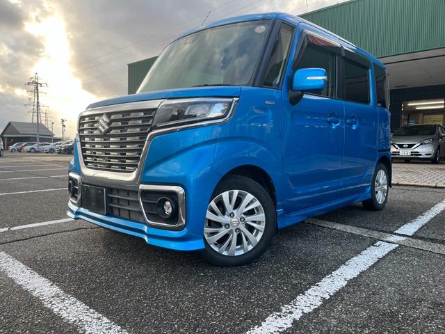 スペーシアカスタム ハイブリッドＧＳ　衝突被害軽減装置　社外ＳＤナビ　フルセグＴＶ　バックカメラ　ＥＴＣ　ＬＥＤライト　フォグランプ　左側電動ドア　シートヒーター　サイドエアバッグ　夏タイヤ４本新品交換（12枚目）