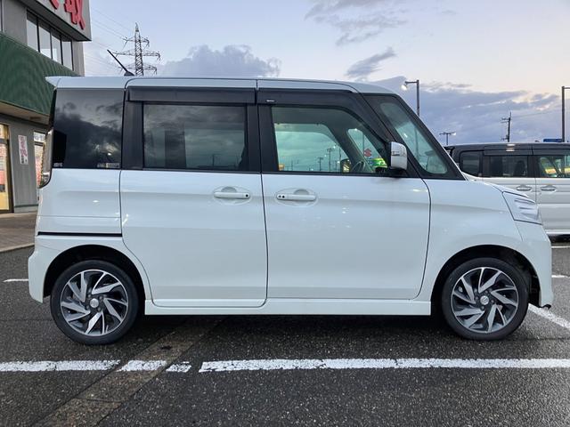 スペーシアカスタム TS ターボ 社外ナビ フルセグTV CD DVD ブルートゥース バックカメラ レーダーブレーキサポート 両側パワースライドドア HIDライト フォグランプ 純正15インチアルミ 夏タイヤ4本新品交換(7枚目)