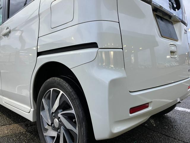 スペーシアカスタム TS ターボ 社外ナビ フルセグTV CD DVD ブルートゥース バックカメラ レーダーブレーキサポート 両側パワースライドドア HIDライト フォグランプ 純正15インチアルミ 夏タイヤ4本新品交換(27枚目)