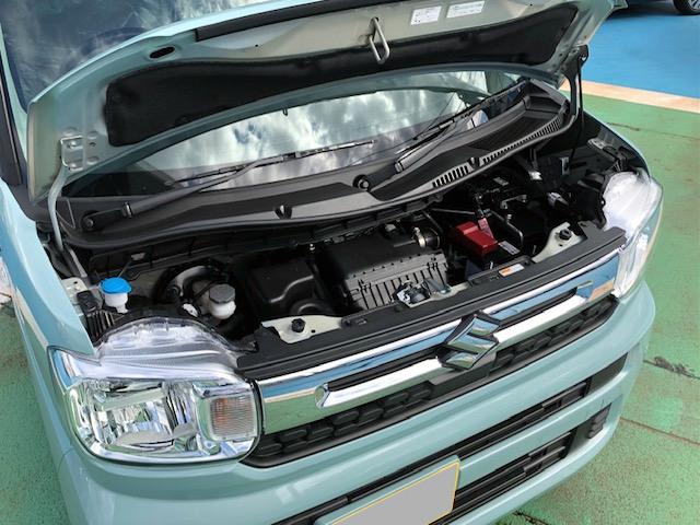 スペーシア ハイブリッドＸ　４ＷＤ　届出済未使用車　両側パワースライドドア　オットマン付リアシート　レーダーブレーキ　シートヒーター　サーキュレーター　スマートキー　盗難防止システム　衝突安全ボディ　電格ミラー　ＥＳＰ（34枚目）