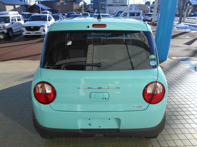 アルトラパン S フロントベンチシート アイドリングストップ車 Sキー シートヒータ ブレーキサポート イモビライザー 横滑り防止システム 助手席エアバック フルフラット フルオートエアコン Aライト フルタイム4WD(3枚目)