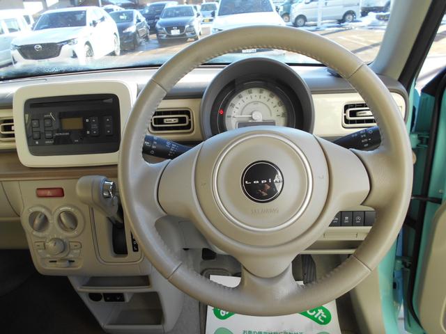 アルトラパン S フロントベンチシート アイドリングストップ車 Sキー シートヒータ ブレーキサポート イモビライザー 横滑り防止システム 助手席エアバック フルフラット フルオートエアコン Aライト フルタイム4WD(12枚目)