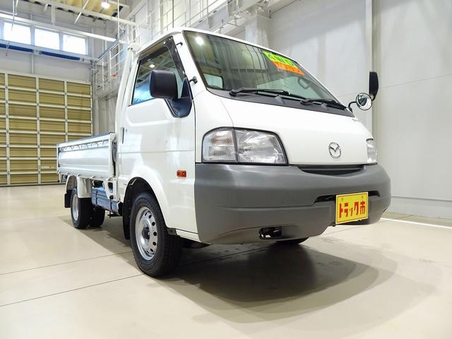ボンゴトラック ＤＸ　ＤＸ　１ｔ　４ＷＤ（切替式）　ワイドロー　Ｗタイヤ　平ボデー　　三方開　スチールボディ　アオリ三方上部プロテクター付　リアアオリチェーン２個　ＳＲＳ　集中ドアロック　左ミラー電動角度調整（2枚目）