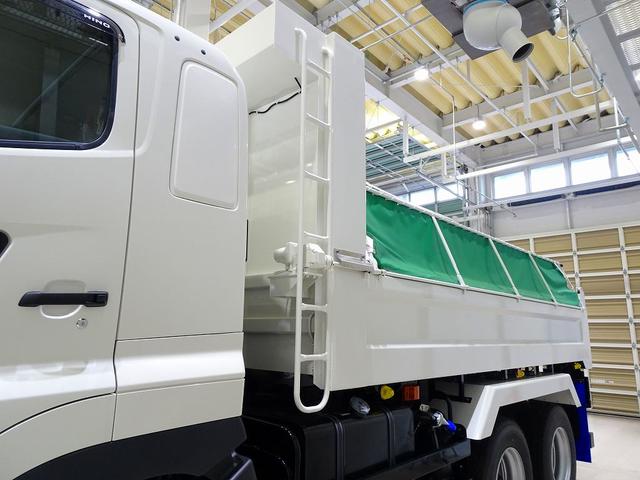 プロフィア 　９ｔ　３軸　２デフ　ダンプ　自動シート付　前立てプロテクターはしご／作業灯　左電格ミラー／ヒーター／左右電動角度調整　エアサスシート／肘掛け　Ｔ／Ｍリターダ　デフロック（26枚目）