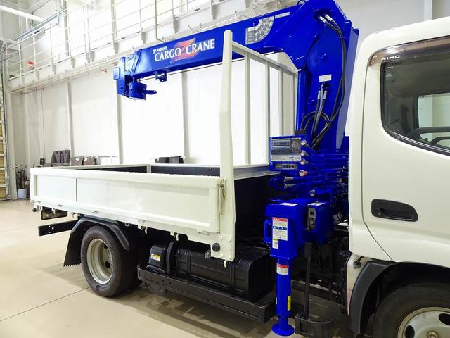 デュトロ セミロング全低床ターボ　２ｔ　４ＷＤ　ＦＪＬ　標準セミロング　タダノ４段クレーン付（18枚目）