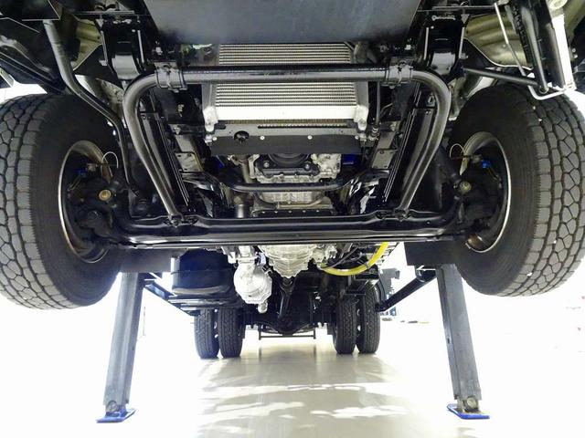 エルフトラック 高床　３．５ｔ　ワイドロング　タダノ４段　２．９ｔ吊りセルフクレーン付　Ｈ１３年製　ラジコン／フックイン付　三方開　床板アピトン張替え（２０ｍｍ）　リアブル積み加工　横ねた１９本／チャンネル増し８本（33枚目）