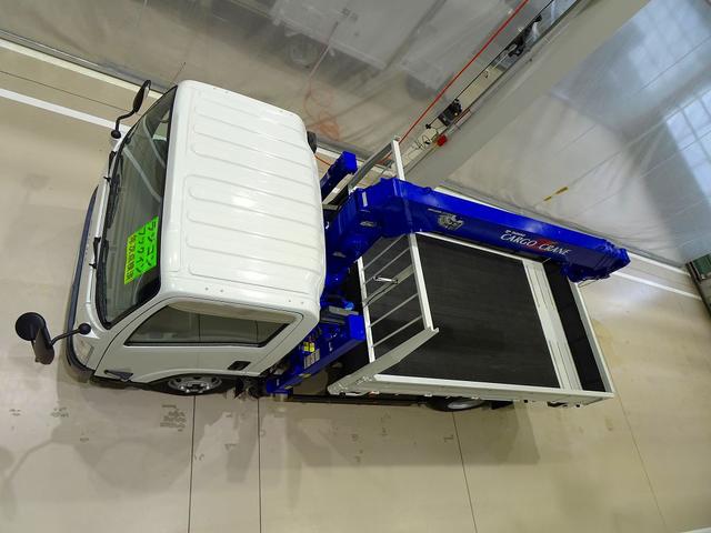 エルフトラック 高床　３．５ｔ　ワイドロング　タダノ４段　２．９ｔ吊りセルフクレーン付　Ｈ１３年製　ラジコン／フックイン付　三方開　床板アピトン張替え（２０ｍｍ）　リアブル積み加工　横ねた１９本／チャンネル増し８本（38枚目）