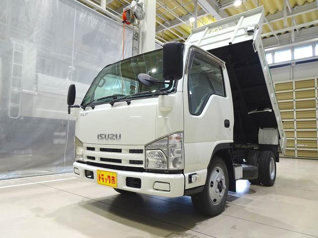 エルフトラック フルフラットローダンプ 2t Lゲートダンプ リア一方開 自動シート付(48cm) 前立てプロテクターアングル補強加工 左電各ミラー トラクションコントロール(22枚目)