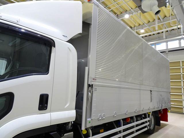 フォワード 7.3t 増トン ワイドベッド付 アルミウイング リアエアサス リア観音扉 セイコーラック 床フック5対 ラッシング2段 荷室LED灯 左電格ミラー/ヒーター エアサスシート/肘掛け(32枚目)