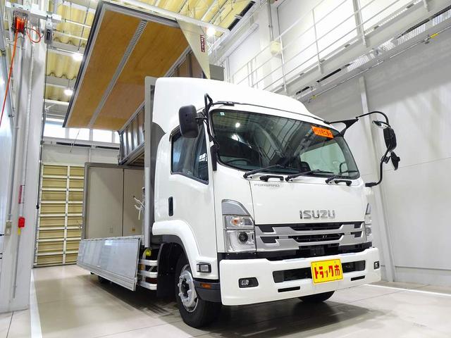 フォワード 7.3t 増トン ワイドベッド付 アルミウイング リアエアサス リア観音扉 セイコーラック 床フック5対 ラッシング2段 荷室LED灯 左電格ミラー/ヒーター エアサスシート/肘掛け(33枚目)