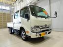ダイナトラック Ｗキャブフルジャストロー　１．２５ｔ　４ＷＤ　Ｗタイヤ　三方開　前立て鳥居ステンレス張り／鳥居作業灯２個　リアアオリチェーン２個　車線逸脱警報装置　トラクションコントロール　リアヒーター（2枚目）