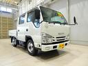 エルフトラック Wキャブフルフラットロー 1.15t 4WD(切替式) リアシングルタイヤ 三方開 リアアオリチェーン2個 PW(フロントのみ) 社外メモリーナビ/バックカメラ連動/DVD ターボ リアヒーター/クーラー 中古車画像_2